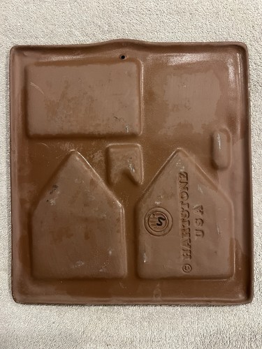 Rare Vintage Hartstone Ceramic Stone Gothic Cottage Shortbread Cookie Mold. - Picture 7 of 10