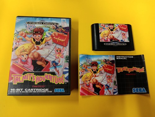 TALMIT'S ADVENTURE KOMPLETT BOX ANLEITUNG SEGA MEGADRIVE PAL