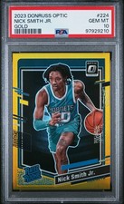 2023-24 Donruss Optic #224 Nick Smith Jr. Gold PSA 10 /10 Rated Rookie