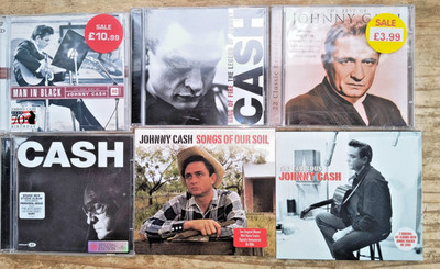 JOHNNY CASH JOB LOT 9 x CDs SONGS OF OUR SOUL BEST OF RING OF FIRE MAN IN BLACK