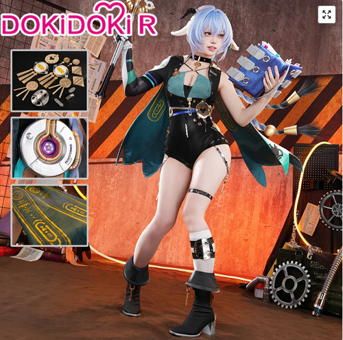 NEW Zenless Zone Zero Lucia Cosplay Costume DokiDoki R Series Full Set