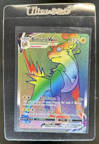 2021 Pokemon SWSH Fusion Strike Boltund VMAX #267/264
