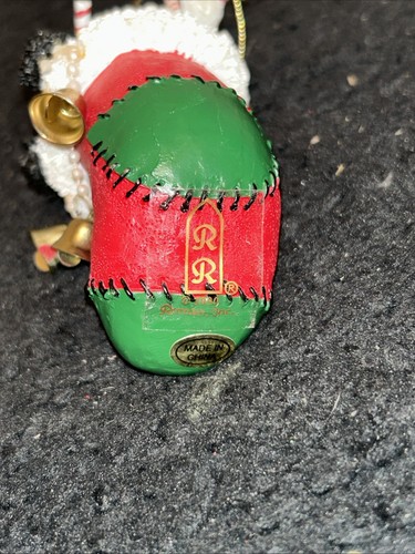 Vintage 2000 Ornament By Roman Scottish Terrier In A Christmas Stocking - Picture 5 of 6