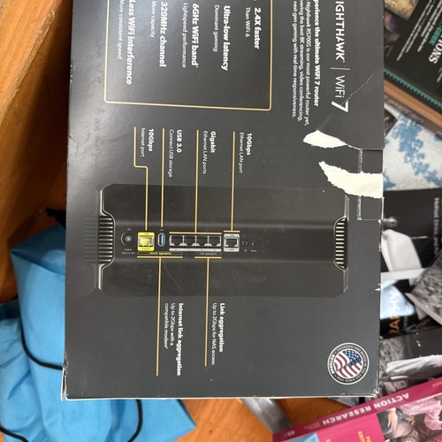 NETGEAR - Nighthawk BE19000 Tri-band Wi-Fi Router - Black - Picture 2 of 5