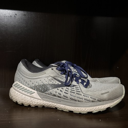 Brooks Adrenaline GTS 21 Running Shoes Women's 10 2E (x-Wide) Gray 1203292E061 - Picture 3 of 9