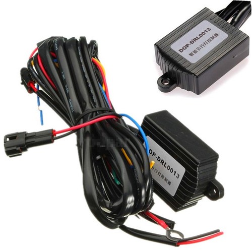 Drl Controller Auto Car Led Daytime Running Light Relay Harness Dimmer On/Off - Picture 5 of 6