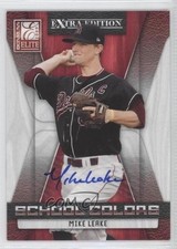 2009 Donruss Elite Extra Edition School Colors Signatures Mike Leake Auto 1h3