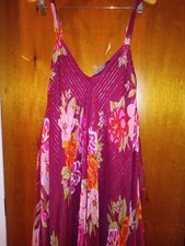 Mile Gabriella Women's Dress Size 3X Red Floral Sleeveless Lined