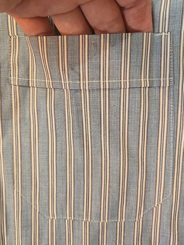 Luciano Barbera NWT Dress Shirt Mens Size 41 XL In Medium Blue Stripes Cotton - Picture 7 of 12