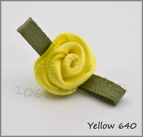 Small Satin or Lurex Ribbon Roses - Picture 42 of 53