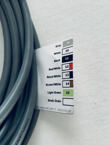 10ft ~ DB15 2 Rows D-SUB 15 Pin RS232 Male Female Shielded Cable Wire Open End - Picture 6 of 6
