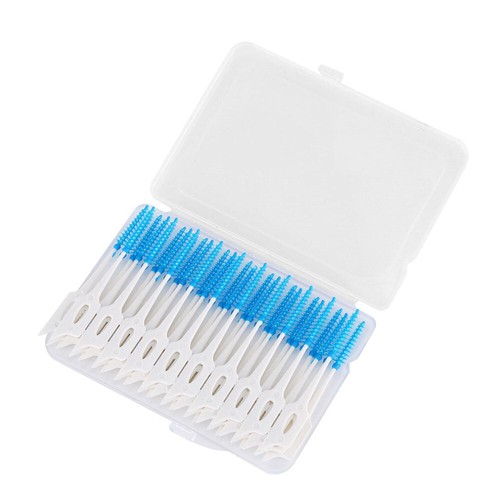 200Pc Dual Toothpick Oral Interdental Cleaner Teeth Floss Dental Gum Brush Set~ - Picture 10 of 12