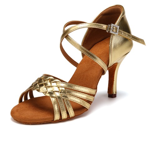 5,5-8,5 cm Absatz Frauen Ballsaal Latein Tanzschuhe Damen Salsa Tango Jazz Schuhe - Bild 24 von 30