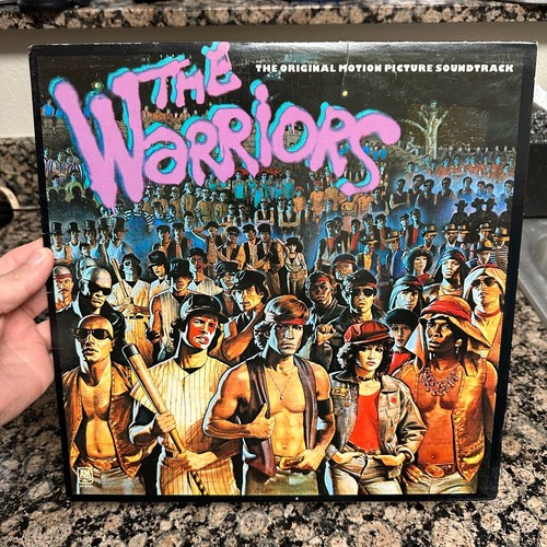 Vintage Vinyl record LP album + sleeve Soundtrack The Warriors movie 1979 - Foto 4 di 21