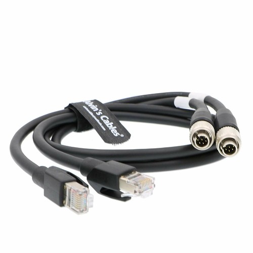 1 Set Hirose Original 8 Pin Stecker auf RJ45 Cat6 High Flex Kabel für Sony RCP = - Bild 3 von 4