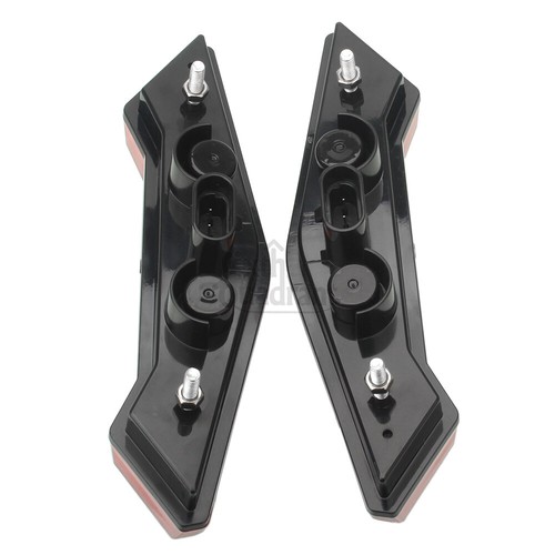 Pair Red LED Tail lights Rear Brake Lamps For Can-Am Commander 1000R MAX 2021-25 - Picture 17 of 22