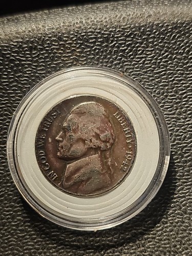 1942 Jefferson Nickel No Mint Mark Error - Bild 2 von 5