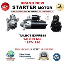 FOR TALBOT EXPRESS 1.9 D 69 bhp 1987-1990 BRAND NEW STARTER MOTOR 1.8kW 11 Teeth