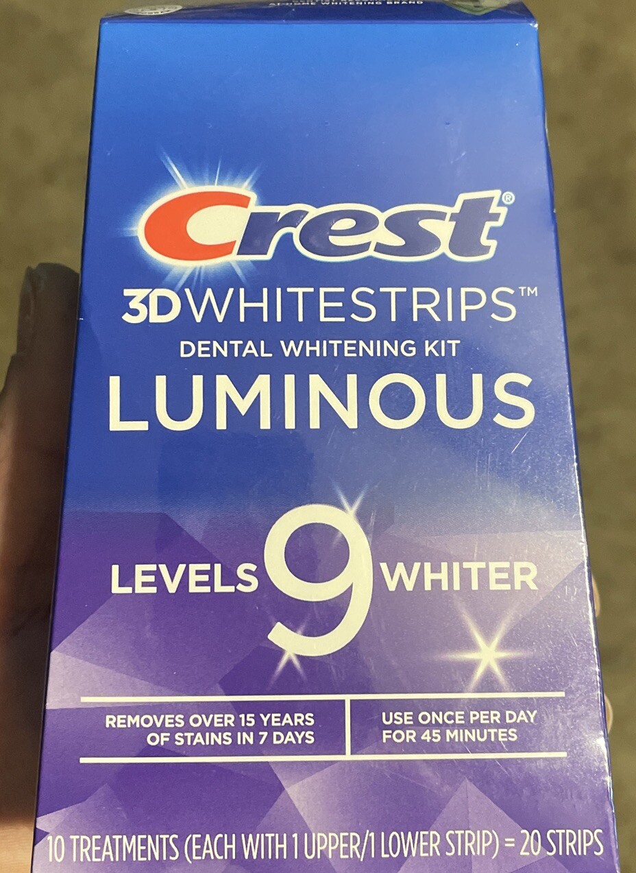 Crest Brilliance White Whitening Strips 3D White 889714002629 eBay