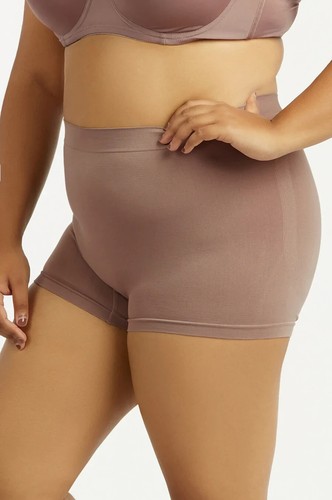Plus Women Soft Stretch Seamless Boyshorts Boxer Panties Underwear One Free Size - Picture 3 of 14