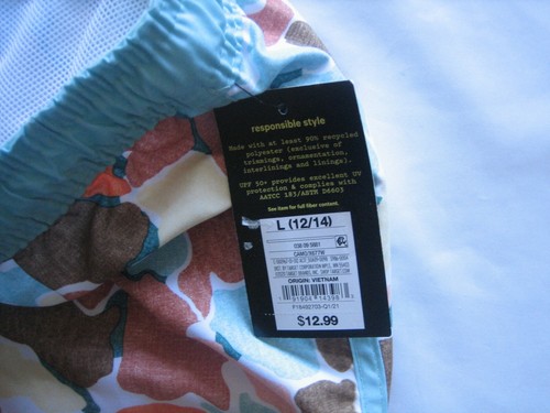 boys art class UPF 50+ swimsuit size 12-14 NWT - Picture 4 of 5