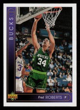 Fred Roberts 1993-94 Upper Deck #72 Milwaukee Bucks Basketball Card