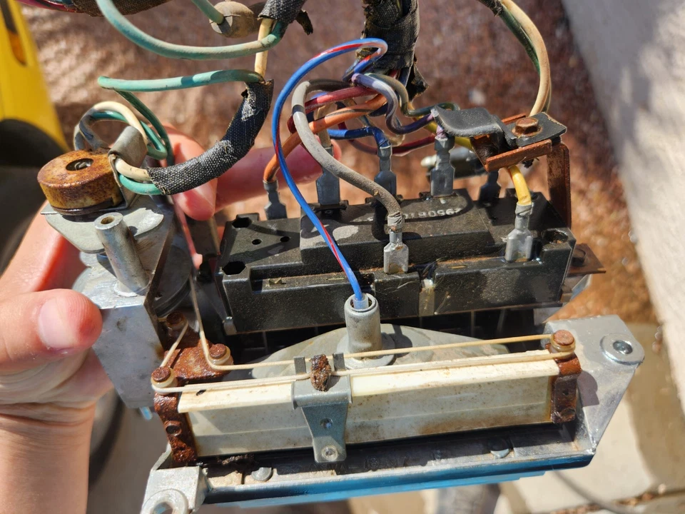 Lincoln Continental 1968 calefacción aire acondicionado controlador panel de control Foto 3 de 3