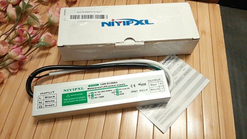 LED Driver 60 Watts Waterproof IP67 Power Supply Transformer Adapter 100V-260V