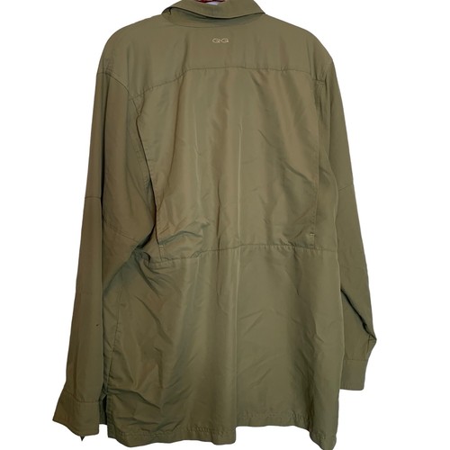 Game Guard Shirt Mens XL Green Vented Hunting Quail Safe Short Sleeve Logo - Picture 3 of 13