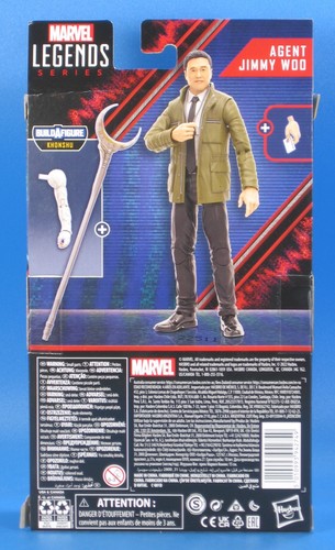 Marvel Agent Jimmy Woo 6" Action Figure 2022 Disney+ Hasbro Wanda Vision Legends - Afbeelding 2 van 9