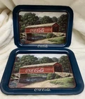 Vintage Coca-Cola Metal Tray - 1995 Jim Harrison "1905 Summer Bridge"