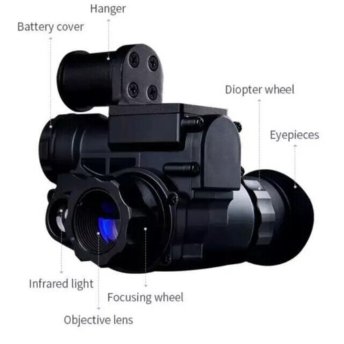 NVG10 Monocular Night Vision Goggles 1080P WiFi for Hunting Observation Mount - Picture 17 of 21