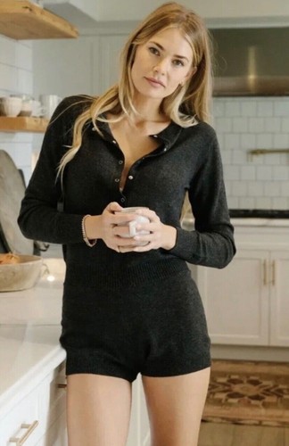 New Spiritual Gangster Sweater Sleep Romper Wool Cashmere - Picture 12 of 15