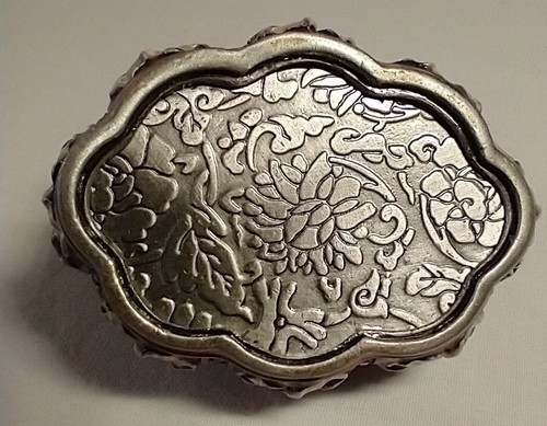 Lot Of 4 Trinket Boxes Dish Enamel and Encrusted Sparkle Jewels Musical Florals - Picture 13 of 17