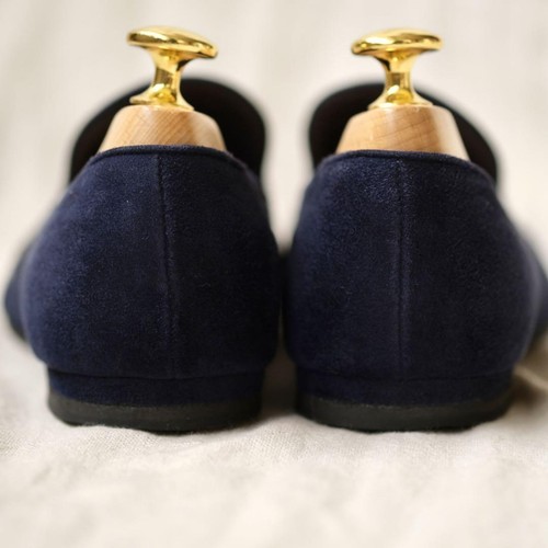 Louis Vuitton Suede Python Lv Logo Slip-Ons 35.5 - Picture 5 of 11