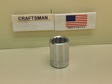 Craftsman 19mm Metric 1/2" Drive Socket 44238 EE  New Old Stock Made in USA