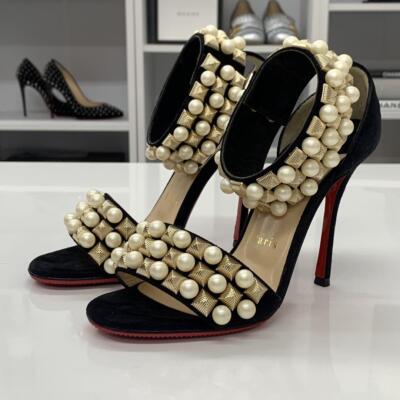 Christian Louboutin ハイヒール ブラック/ベージュ パンプス｜クリスチャン ルブタン【公式オンラインブティック】