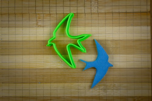 Schwalbenvogel - Martin - Sägeflügel - Ausstechform Multi-Size - Bild 8 von 10