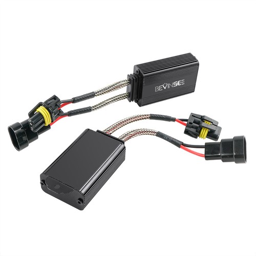 2X 9005 9006 9012 LED Headlight Bulb Canbus Error Free Anti Flicker Decoder Kit - Picture 11 of 11