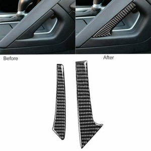 Carbon Fiber GPS Navigation Side Decal Trim For Chevrolet Corvette C7 2014-2019