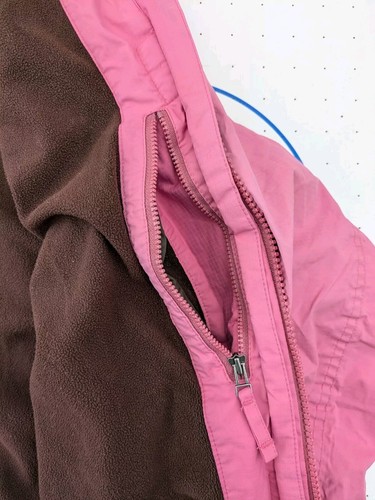 Womens Musto Signature Pink Jacket Hooded Fleece Lined Size Uk 10 VGC - Picture 5 of 11