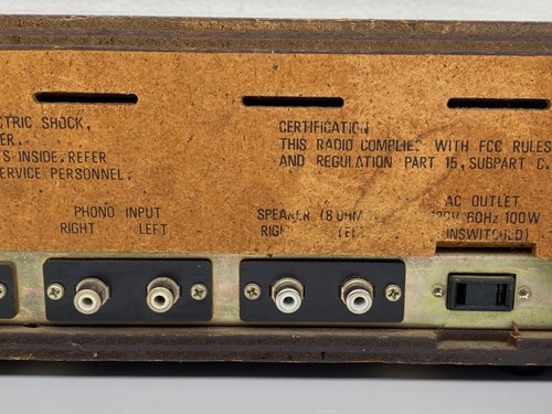 Vintage Lear Jet Studio 8 (H-424) 8 Track Tape Player Stereo Tuner UNTESTED READ - Picture 12 of 15