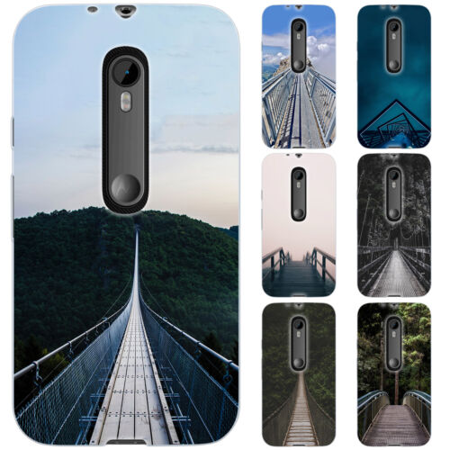 dessana Brücken TPU Silikon Schutz Hülle Case Handy Tasche Cover für Motorola - Bild 1 von 14