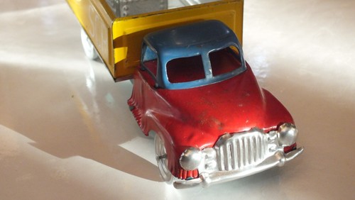 AML Armindo Moreira Lopez Portugal Camion gru in latta anni '60 cm22 Ottimo - Foto 3 di 4