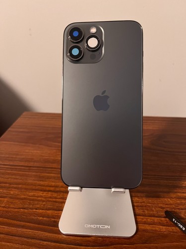 Coque arrière de remplacement pour Apple iPhone 13 Pro Max - Gris sidéral - Grade A - Photo 2 sur 11