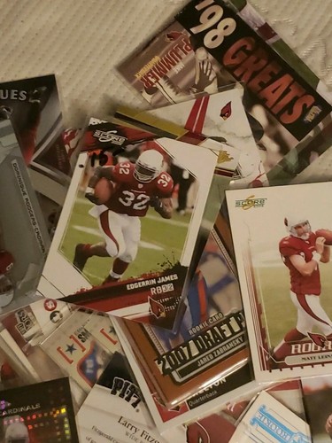 Lot of 65 Football Cards AZ Cardinals VARIOUS YEARS BRANDS AND STARS J-51 AS-IS - Picture 3 of 7