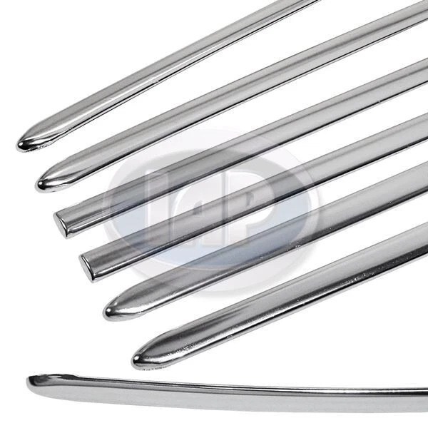 Windshield Trim Molding 7-Piece Stainless Steel Body Molding Trim Kit - Foto 11