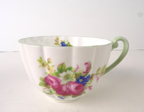 TRIESTE by (Royal) Tuscan Saucer ONLY Seafoam Green W/Lacy Embossed Gold Allover - Picture 6 of 9