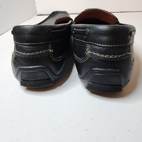 GH Bass Mens Size  13 M Hank Slip On Black Leather Loafer - Picture 8 of 14