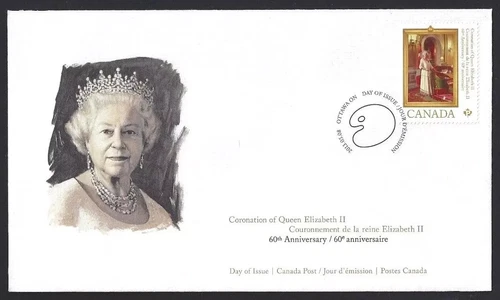 Canada - FDC - 2644  - 60th ANN of Coronation QE II - 2013